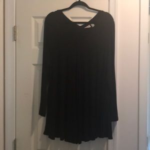 LOGO Knit V-neck Top